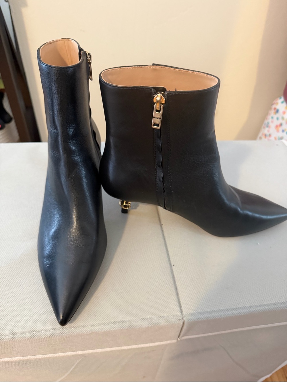 Coach Black Jewel Bootie NWOT Size 9